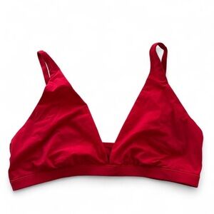 Elegant Red Triangle Bra